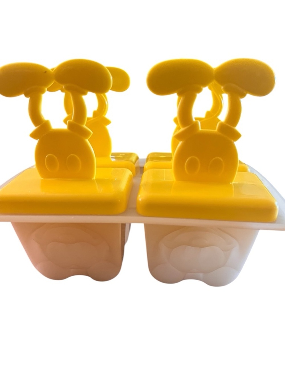 Vintage Yellow Mickey Mouse Popsicle Mold Set